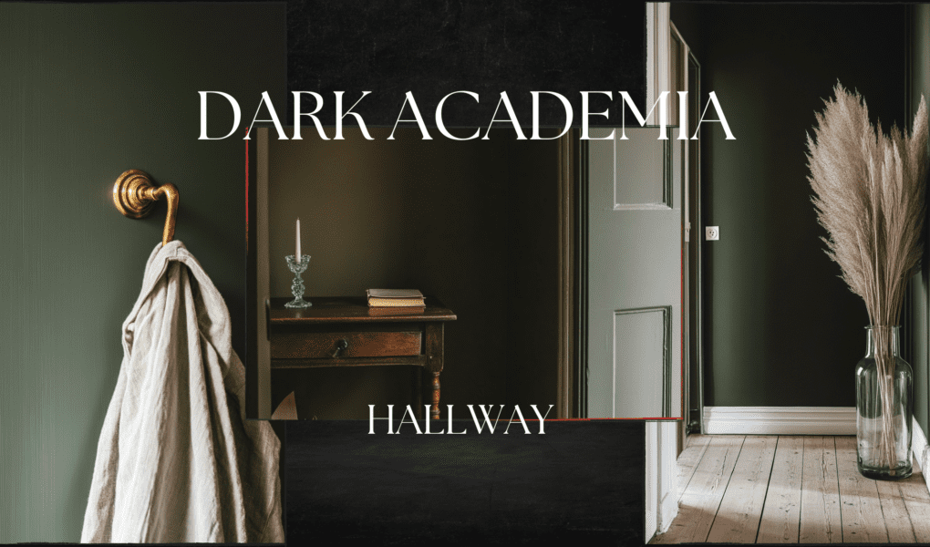 Dark Academia Hallway