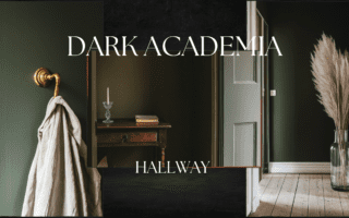 Dark Academia Hallway