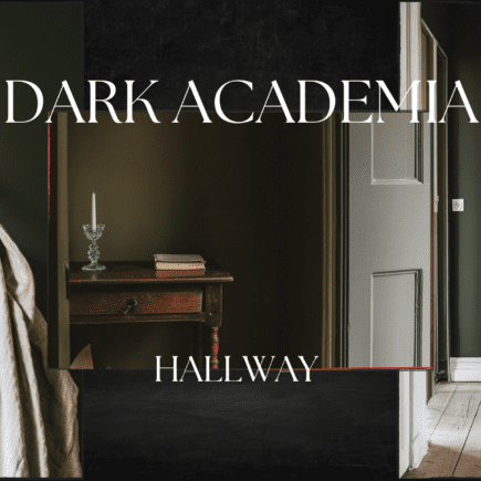 Dark Academia Hallway